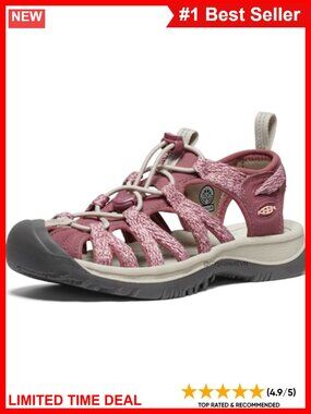 Women's Whisper Closed Toe Sport Sandal Water-Resistant Bungee